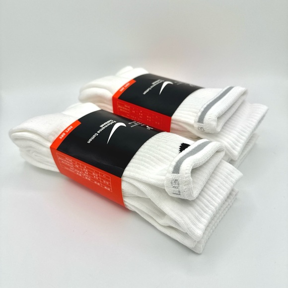 Nike Performance Cotton Everyday Cushioned Crew Training Socks- Size L, 6 pairs - Picture 4 of 5